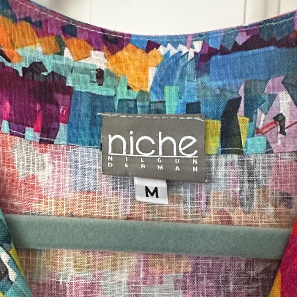 Women's Colorful Abstract Blouse